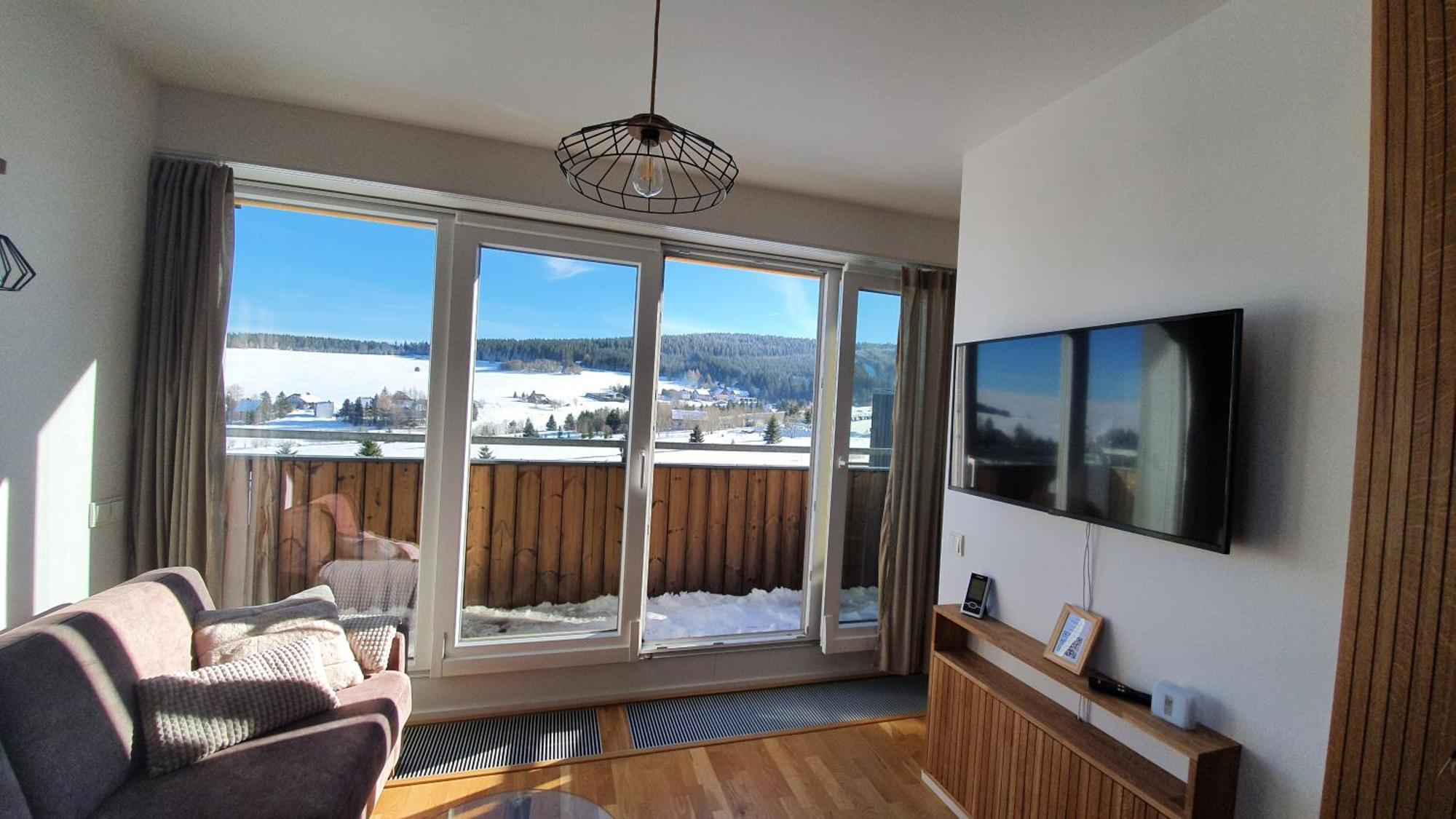 Mezonetovy Apartman Se Dvema Balkony A Vyhledem Loučná pod Klínovcem Esterno foto