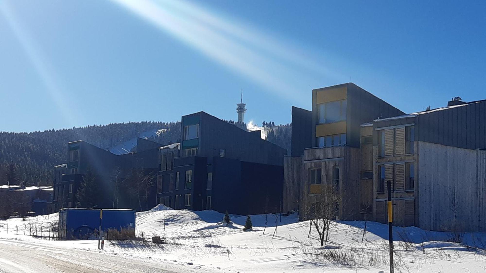 Mezonetovy Apartman Se Dvema Balkony A Vyhledem Loučná pod Klínovcem Esterno foto