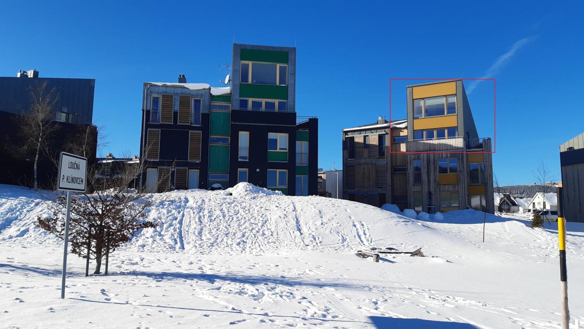 Mezonetovy Apartman Se Dvema Balkony A Vyhledem Loučná pod Klínovcem Esterno foto