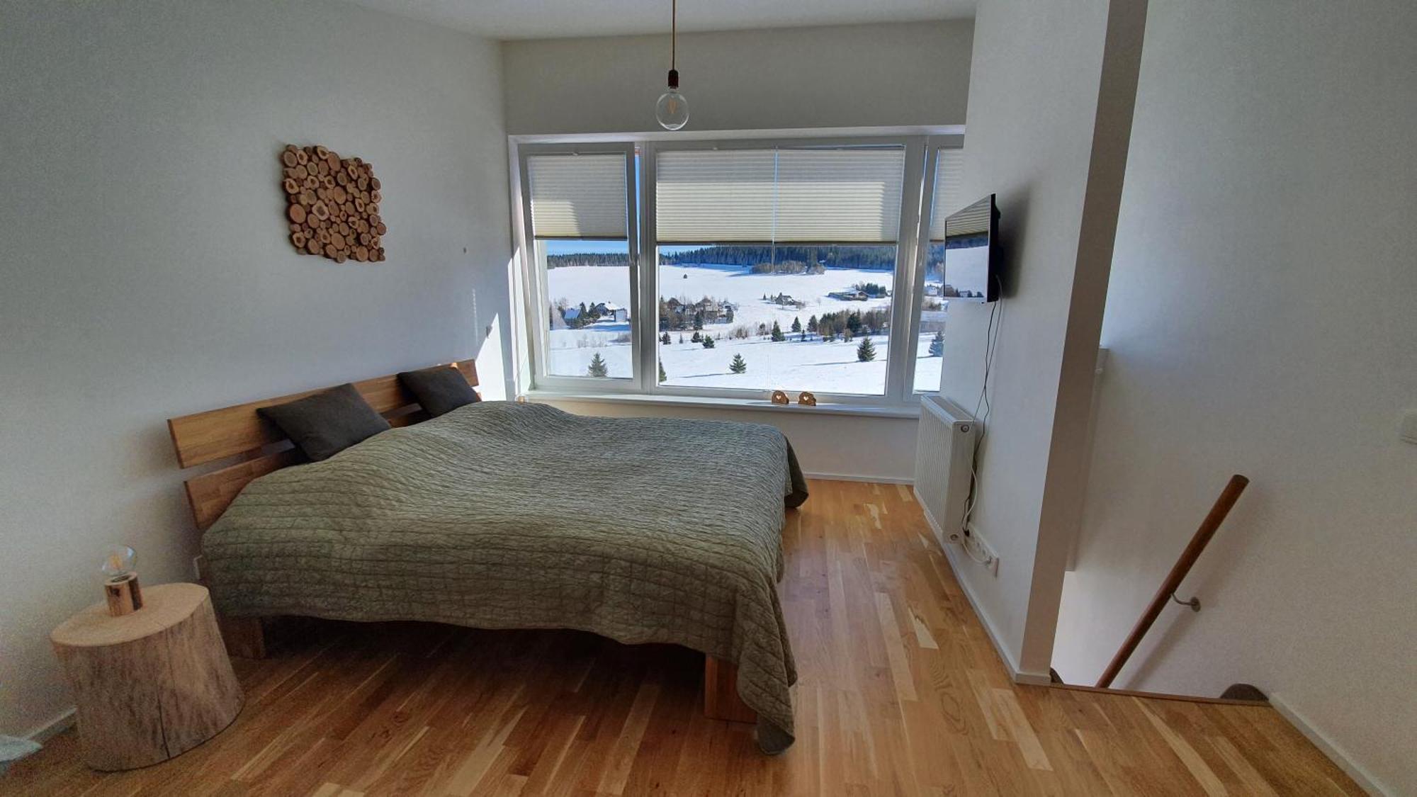 Mezonetovy Apartman Se Dvema Balkony A Vyhledem Loučná pod Klínovcem Esterno foto